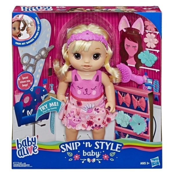 Baby Alive Bebeğimle Saç Tasarımı - Sarışın