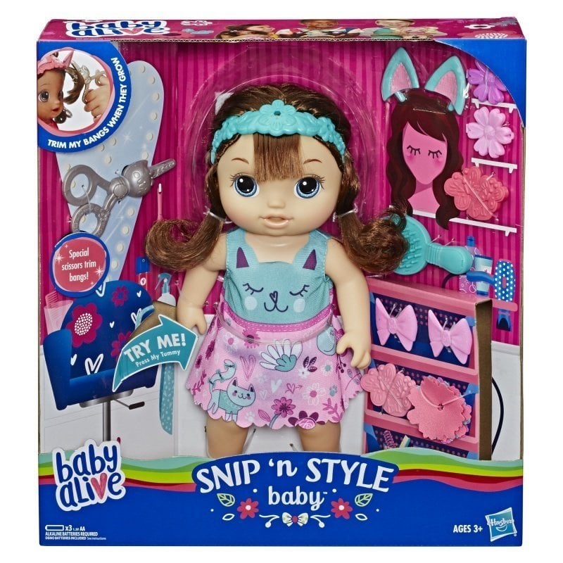 Baby Alive Bebeğimle Saç Tasarımı - Kumral