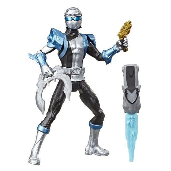 Power Rangers Beast Morphers Gümüş Ranger Figür