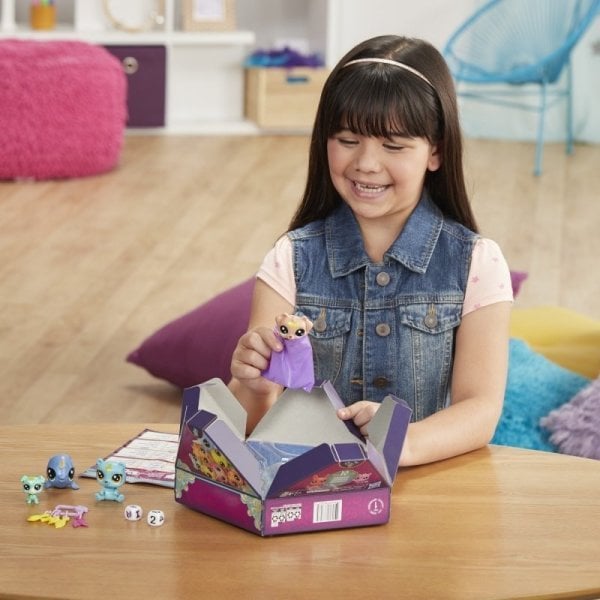Littlest Pet Shop Şanslı Minişler Şans Ekibi 4'Lü Sürpriz Paket