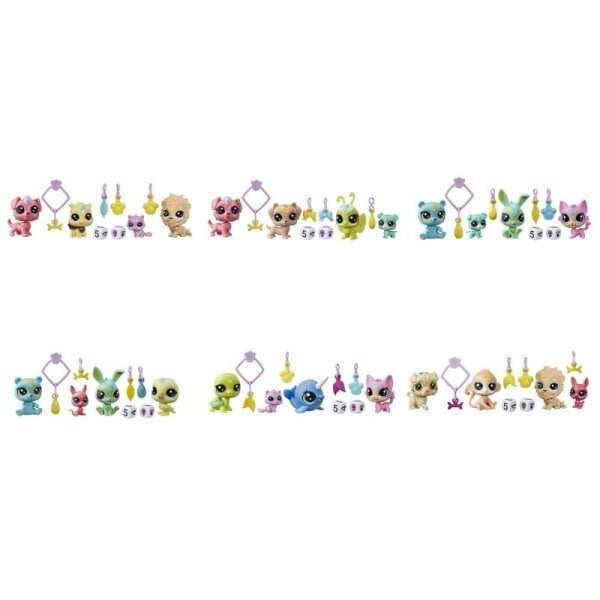 Littlest Pet Shop Şanslı Minişler Şans Ekibi 4'Lü Sürpriz Paket