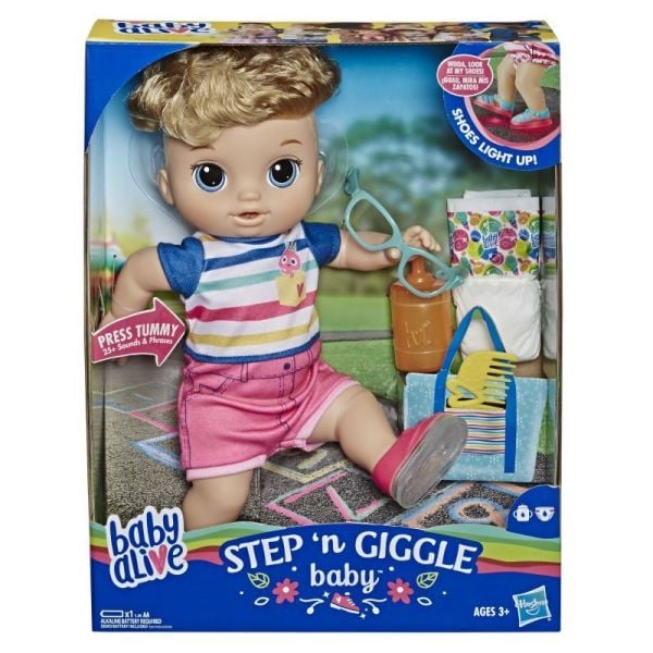 Baby Alive Işıklı Ayakkabılarıyla Neşeli Erkek Bebeğim