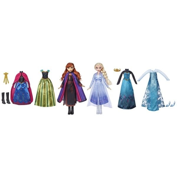 Disney Frozen 2 Elsa ve Anna Büyük Moda Seti