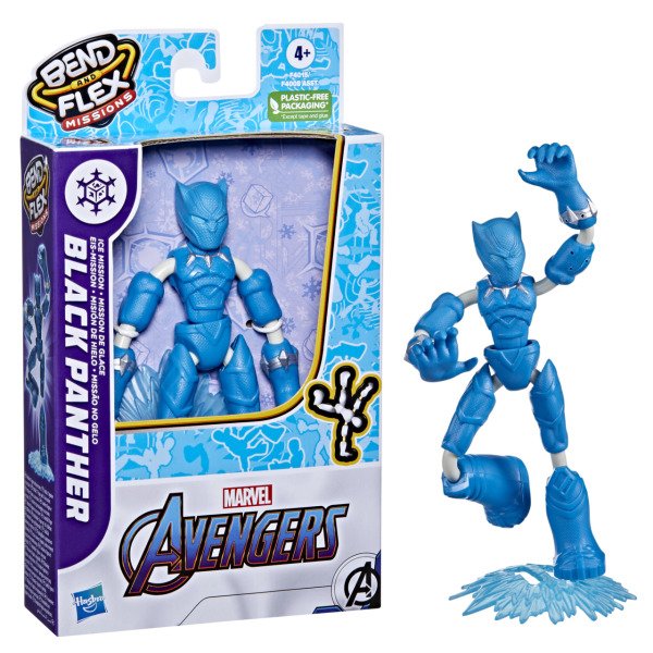 Avengers Bend & Flex Missions Black Panther Buz Görevi