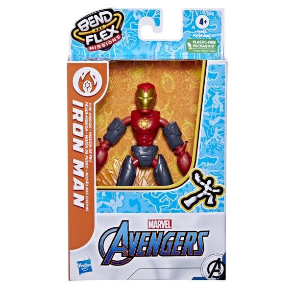 Avengers Bend & Flex Missions Iron Man Ateş Görevi