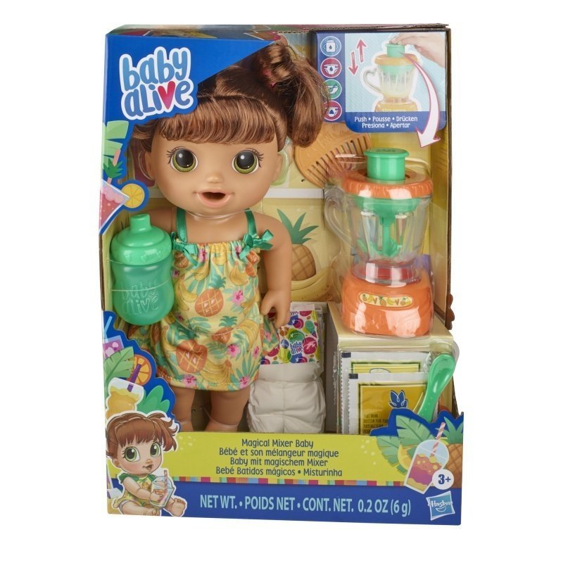 Baby Alive Bebeğim Ve Sihirli Mikseri - Kumral