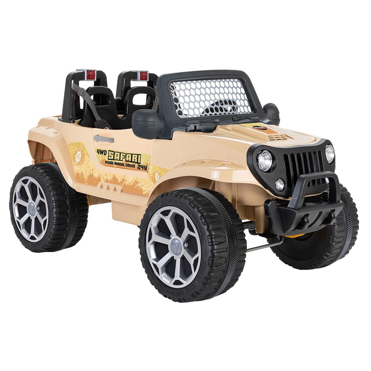 Safari 24V 4x4 Uzaktan Kumandalı Çift Kişilik Akülü Araba