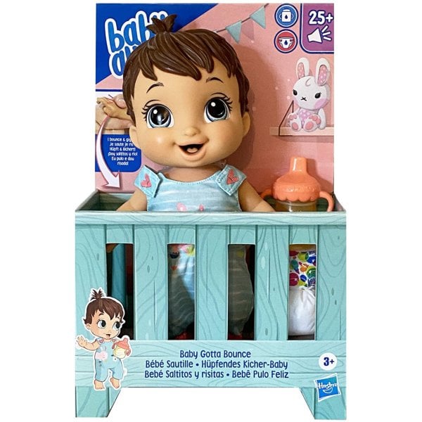 Baby Alive Zıplayan Bebeğim - Kahverengi Saçlı