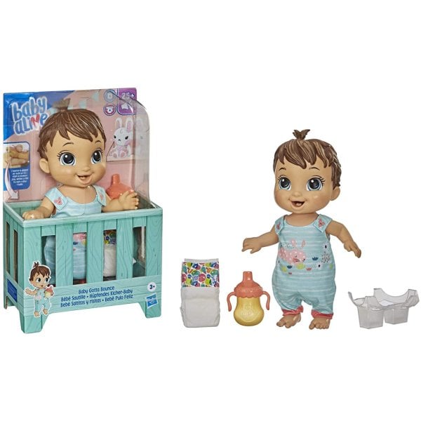 Baby Alive Zıplayan Bebeğim - Kahverengi Saçlı
