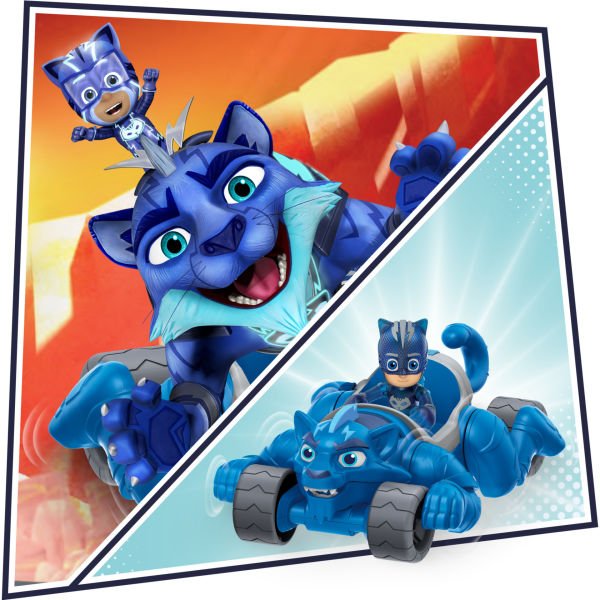 Pijamaskeliler Animal Power Figür ve Hayvan Sürücüsü Catboy