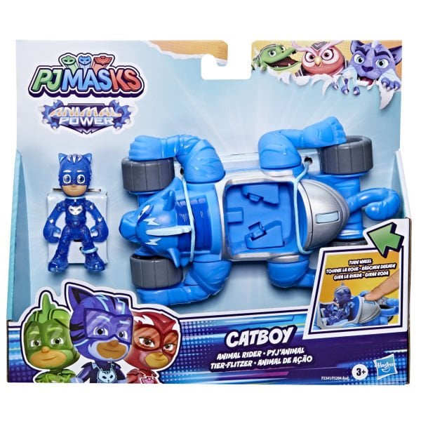 Pijamaskeliler Animal Power Figür ve Hayvan Sürücüsü Catboy