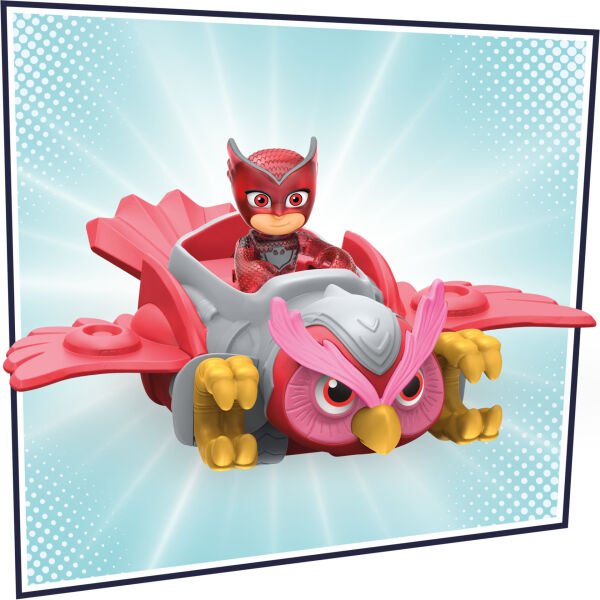 Pijamaskeliler Animal Power Figür ve Hayvan Sürücüsü Owlette