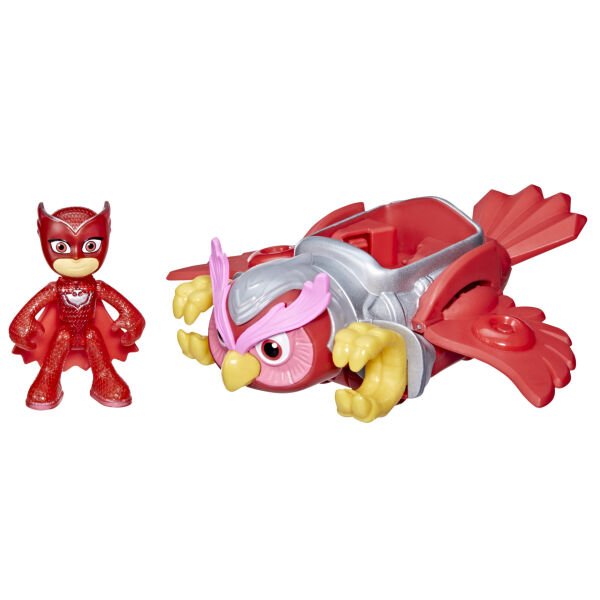 Pijamaskeliler Animal Power Figür ve Hayvan Sürücüsü Owlette