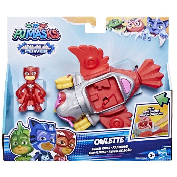 Pijamaskeliler Animal Power Figür ve Hayvan Sürücüsü Owlette