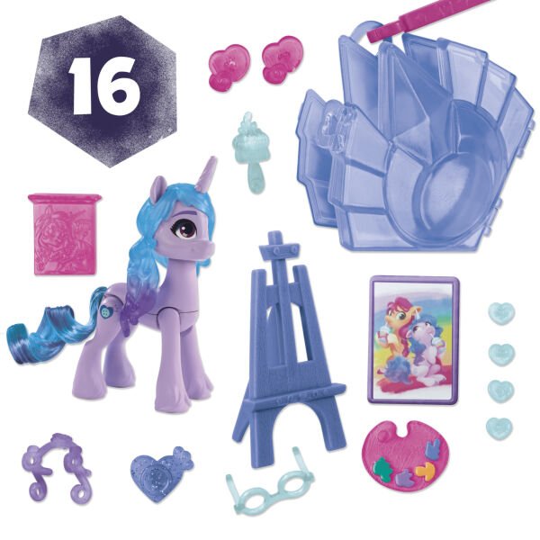 My Little Pony Sevimli İşaret Sihri Pony Figür İzzy Moonbow