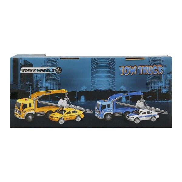 Maxx Wheels Tow Truck Sesli ve Işıklı Çekici - Taxi