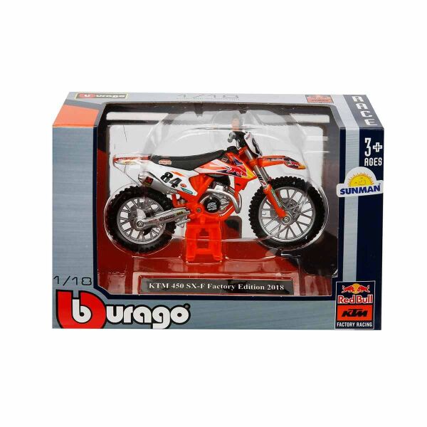 Red Bull KTM 450 Motosiklet 1:18