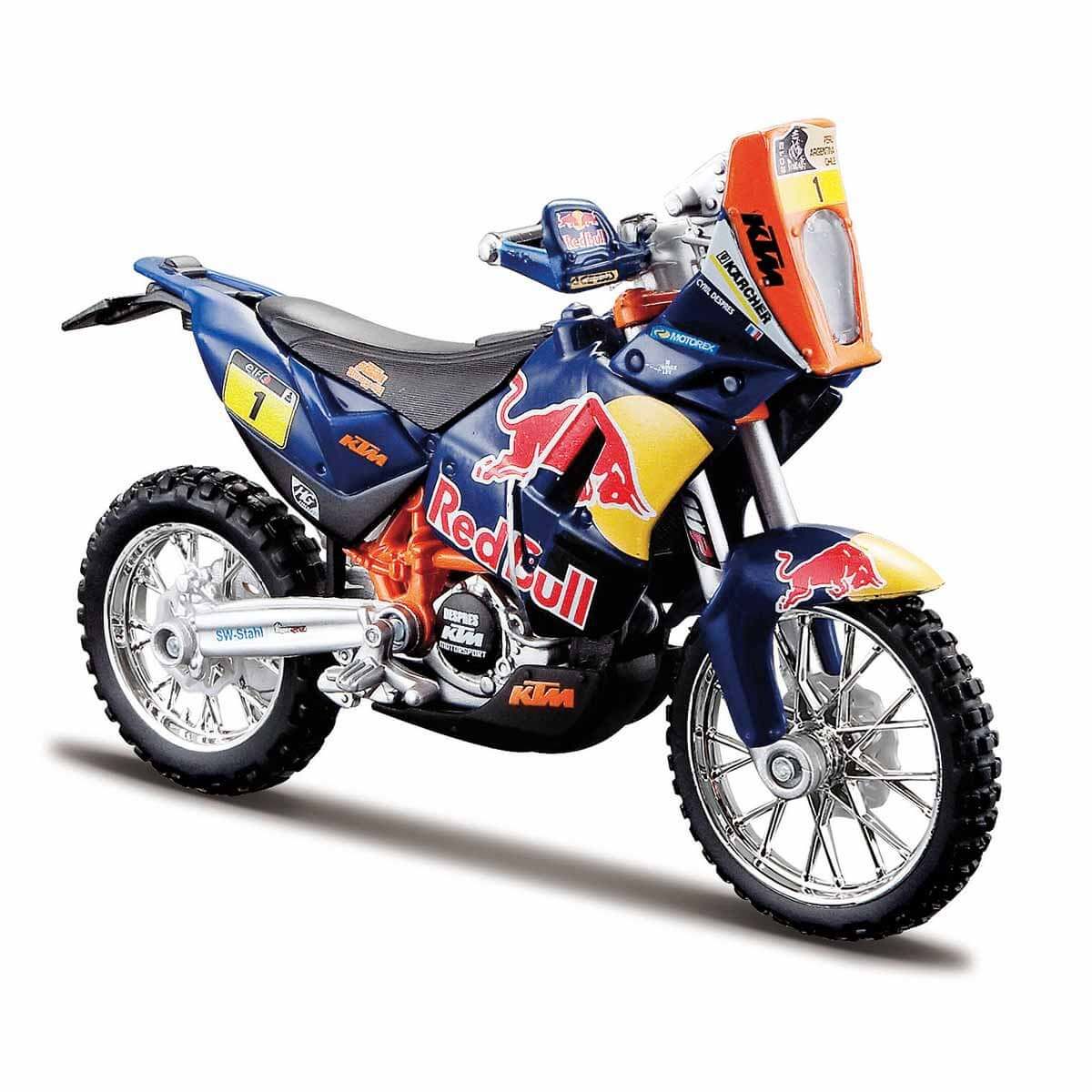 Red Bull KTM 450 Motosiklet 1:18 Ktm 450 Rally (Dakar Rally)