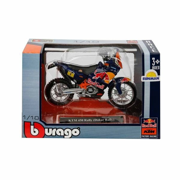 Red Bull KTM 450 Motosiklet 1:18 Ktm 450 Rally (Dakar Rally)