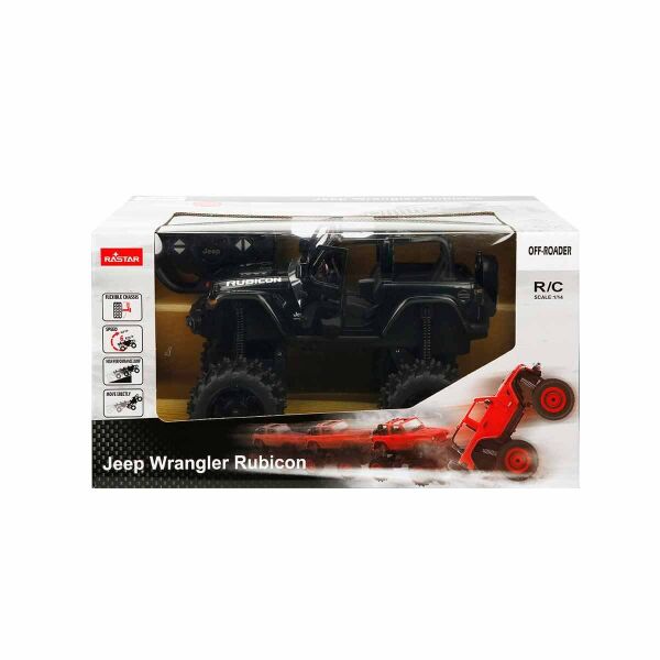 Jeep Wrangler Rubicon Uzaktan Kumandalı Araba 28 cm 1:14