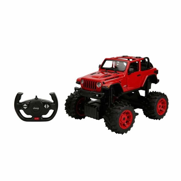 Jeep Wrangler Rubicon Uzaktan Kumandalı Araba 28 cm 1:14 79410-Kırmızı