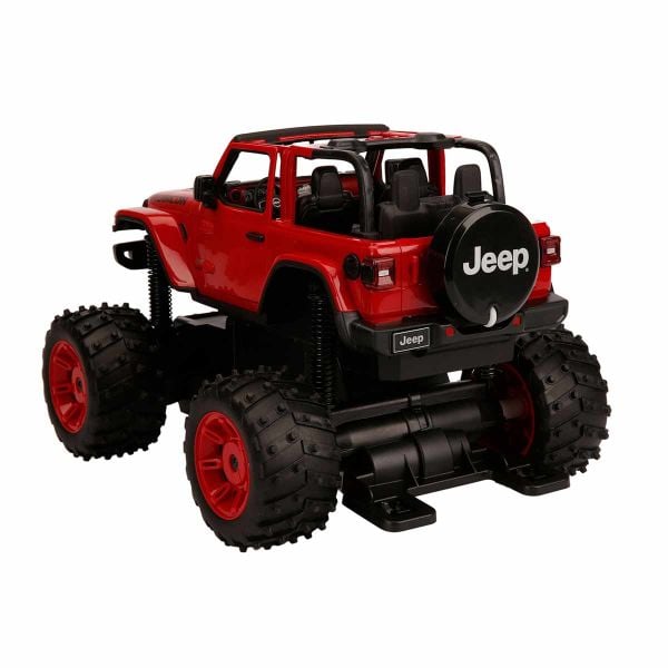 Jeep Wrangler Rubicon Uzaktan Kumandalı Araba 28 cm 1:14 79410-Kırmızı