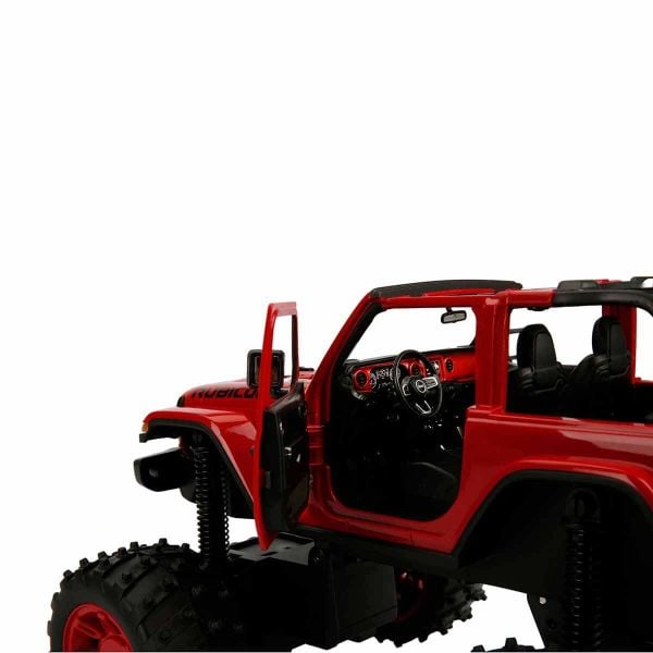 Jeep Wrangler Rubicon Uzaktan Kumandalı Araba 28 cm 1:14 79410-Kırmızı