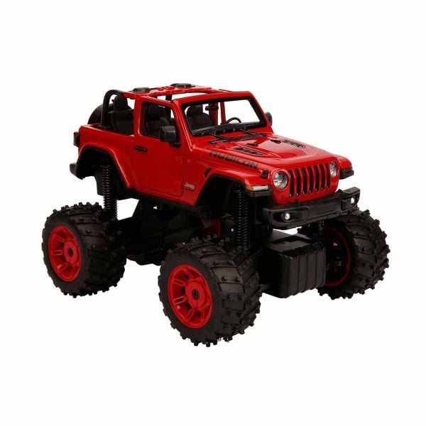 Jeep Wrangler Rubicon Uzaktan Kumandalı Araba 28 cm 1:14 79410-Kırmızı