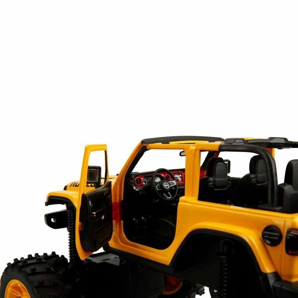 Jeep Wrangler Rubicon Uzaktan Kumandalı Araba 28 cm 1:14 79410-Sarı