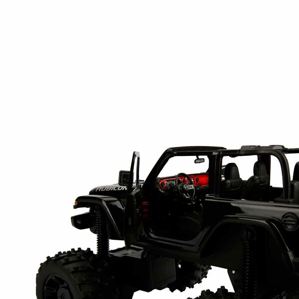 Jeep Wrangler Rubicon Uzaktan Kumandalı Araba 28 cm 1:14 79410-Siyah