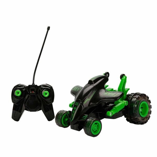 Drift Shark Işıklı 360 Derece Dönen USB Şarjlı Uzaktan Kumandalı Araba 3254-Yeşil