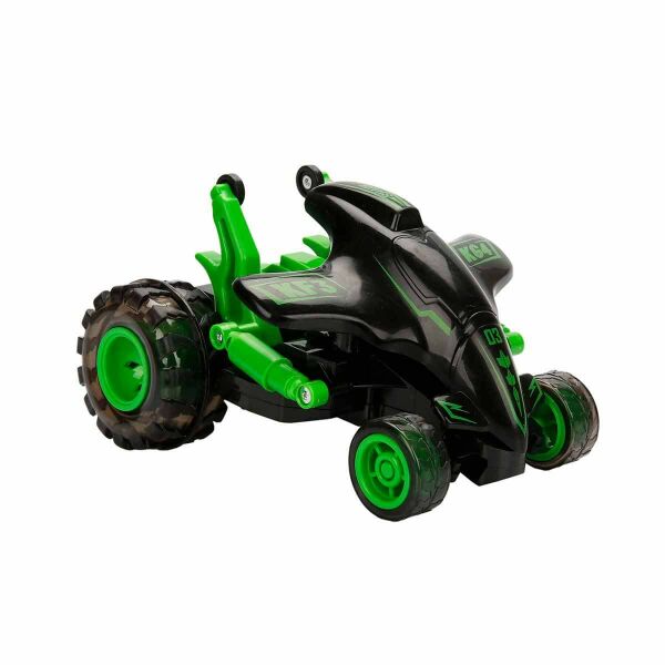 Drift Shark Işıklı 360 Derece Dönen USB Şarjlı Uzaktan Kumandalı Araba 3254-Yeşil