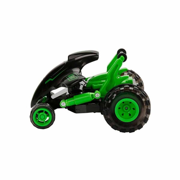 Drift Shark Işıklı 360 Derece Dönen USB Şarjlı Uzaktan Kumandalı Araba 3254-Yeşil
