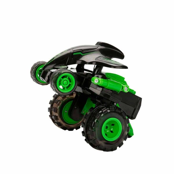 Drift Shark Işıklı 360 Derece Dönen USB Şarjlı Uzaktan Kumandalı Araba 3254-Yeşil