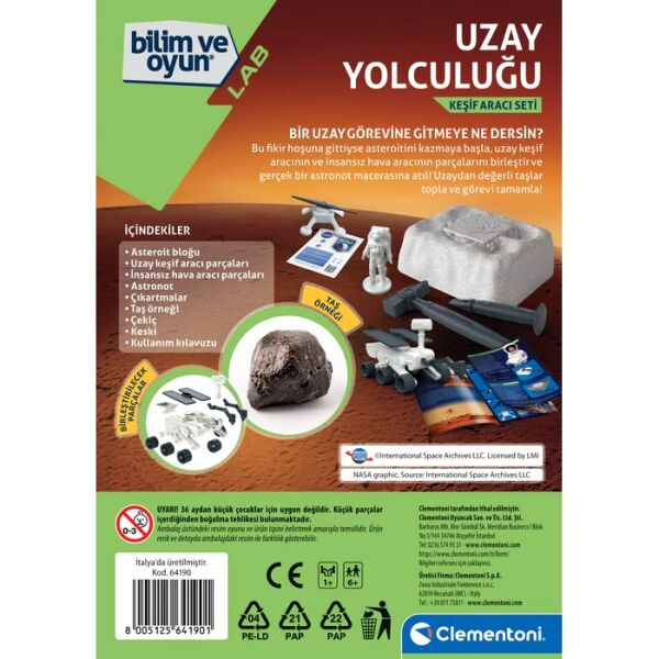 Clementoni Bilim ve Oyun Nasa Keşif Aracı Set 6419