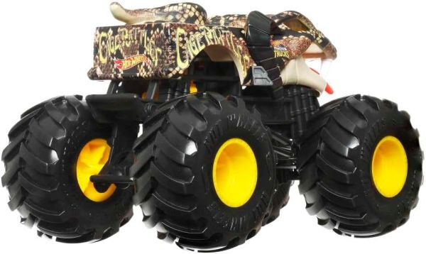 Mattel HotWheels Monster Trucks 1:24 Arabalar FYJ8 Cage Rattler