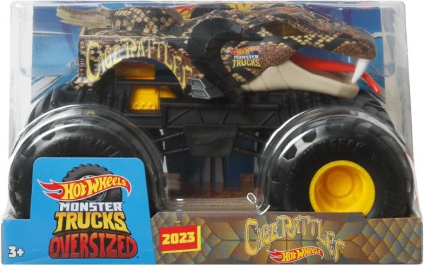 Mattel HotWheels Monster Trucks 1:24 Arabalar FYJ8 Cage Rattler