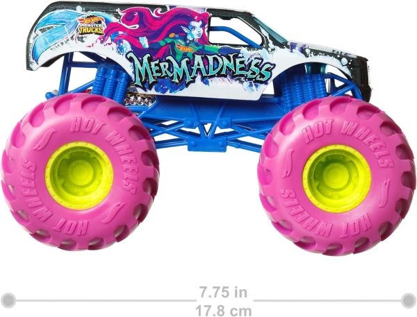 Mattel HotWheels Monster Trucks 1:24 Arabalar FYJ8 Mermadness