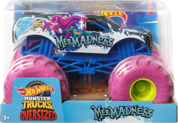 Mattel HotWheels Monster Trucks 1:24 Arabalar FYJ8 Mermadness
