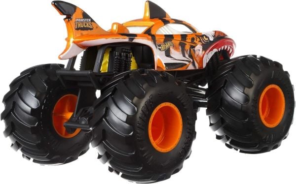 Mattel HotWheels Monster Trucks 1:24 Arabalar FYJ8 Tiger Shark