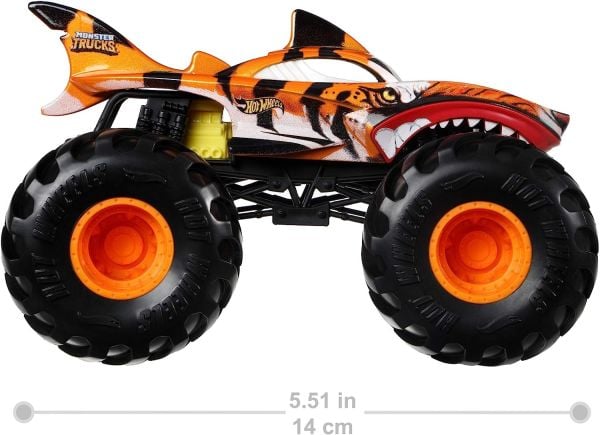 Mattel HotWheels Monster Trucks 1:24 Arabalar FYJ8 Tiger Shark