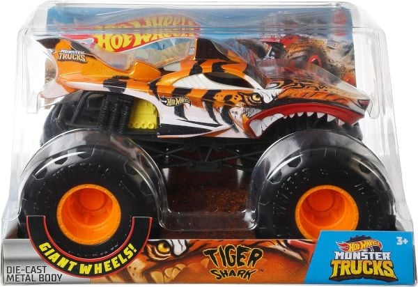 Mattel HotWheels Monster Trucks 1:24 Arabalar FYJ8 Tiger Shark