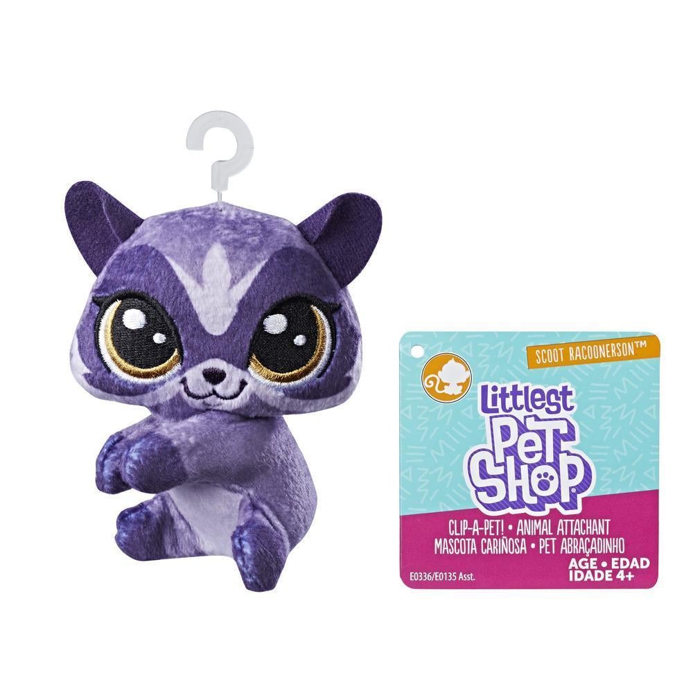 Littlest Pet Shop Miniş Mini Pelüş - Scoot Racoonerson
