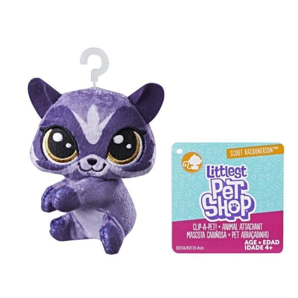 Littlest Pet Shop Miniş Mini Pelüş - Scoot Racoonerson