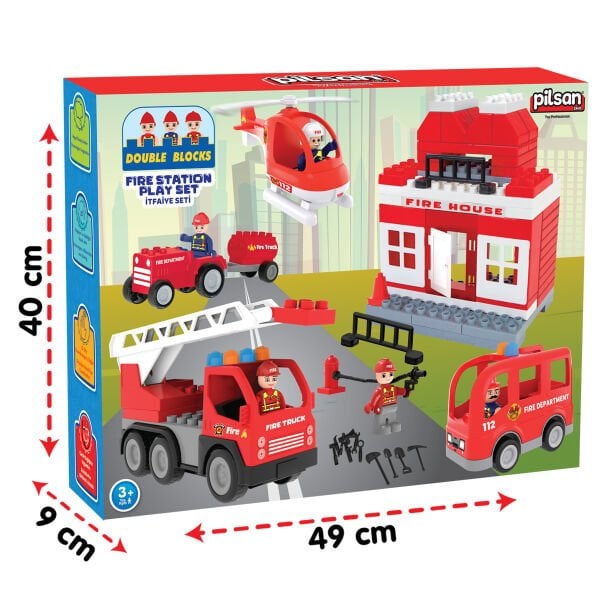 Double Blocks İtfaiye Seti