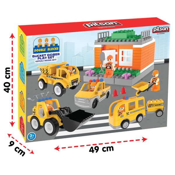 Double Blocks Kepçeli Dozer Seti