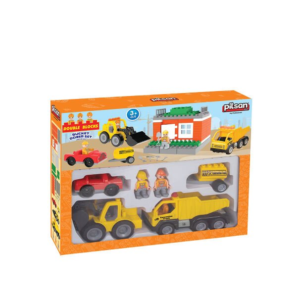 Double Blocks Kepçeli Dozer Seti