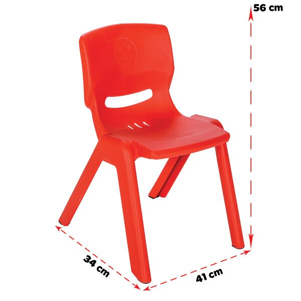 Happy Sandalye (33 Cm) Kırmızı (03-461)