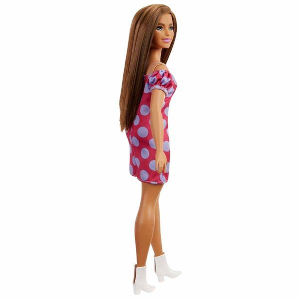 Barbie Fashionistas Pembe-Mor Renkli Elbiseli