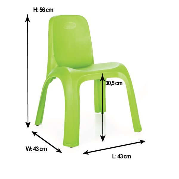 İki Sandalyeli King Masa Yeşil (03-422)